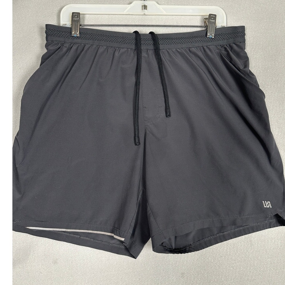 VRST Shorts Mens Medium Grey Lined Athletic Workout Gym Exercise Drawstring EUC